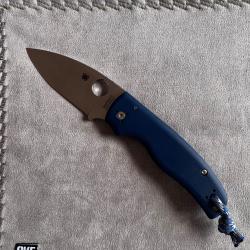 Spyderco Shaman CPM-SPY27 G-10 Bleu Cobalt Reference C229GPCBL