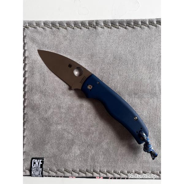Spyderco Shaman CPM-SPY27 G-10 Bleu Cobalt Reference C229GPCBL