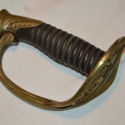 MONTURE SABRE Mle 1845 OFFICIER INFANTERIE SECOND EMPIRE-NAPOLEON-GUERRE 1870-3&deg; REPUBLIQUE-1914/18