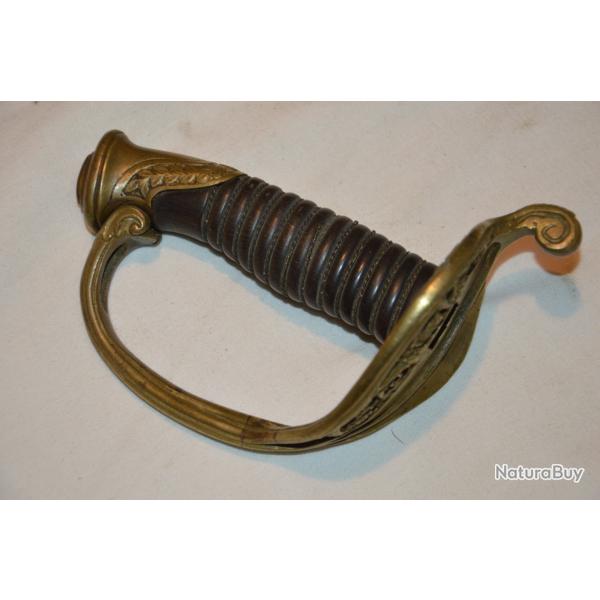 MONTURE SABRE Mle 1845 OFFICIER INFANTERIE SECOND EMPIRE-NAPOLEON-GUERRE 1870-3� REPUBLIQUE-1914/18