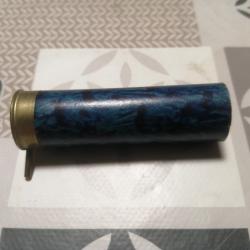 UNE DOUILLE A BROCHE MANUFRANCE AMORC&Eacute;E DE CALIBRE 16 MARBR&Eacute;E