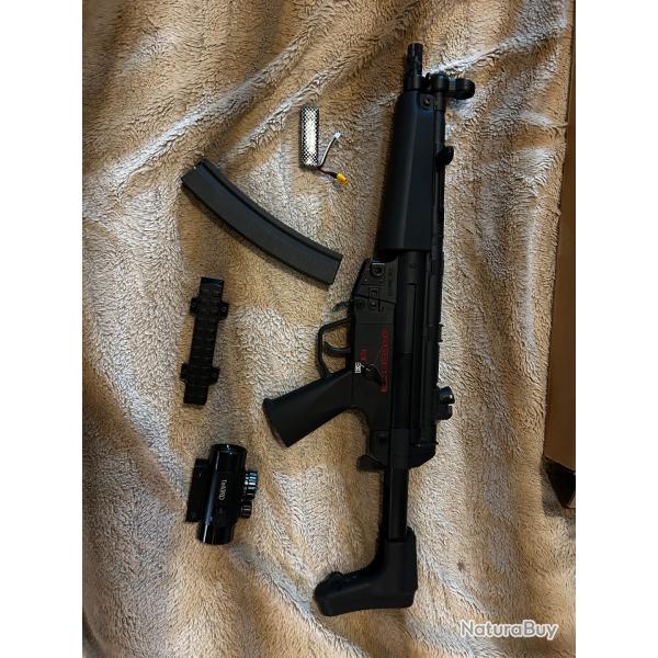 R�plique hk mp5 ebbr(electric blowback rifle) a bille de gel