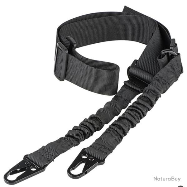 Bretelle carabine 2 points - confortable et r�glable pour chasse