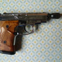 PISTOLET D'ALARME SEMI-AUTOMATIQUE ZORAKI 914, CALIBRE 9 MM, GRAVE, COMME NEUF