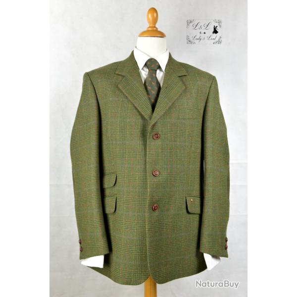 Veste Laksen tweed vert