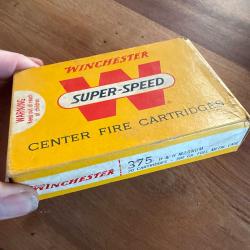 &Agrave; saisir sans prix de r&eacute;serve munitions, Winchester 375, H. H. Mag.