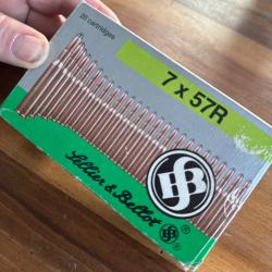 &Agrave; saisir sans prix de r&eacute;serve munitions, 7 &times; 57 R