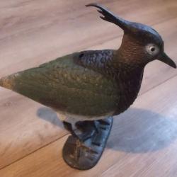 Lot de 6 formes, appelants ou blettes de vanneaux hupp&eacute;s sur pied + 1 canard
