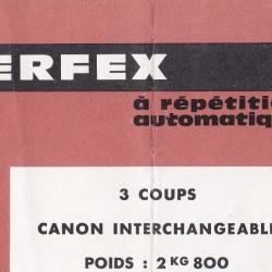 notice fusil PERFEX MANUFRANCE (envoi par mail) - VENDU PAR JEPERCUTE (m2690)