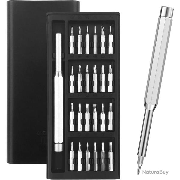 Mini tournevis de pr�cision 12 en 1 - Lunettes, montres, bricolage, �lectronique