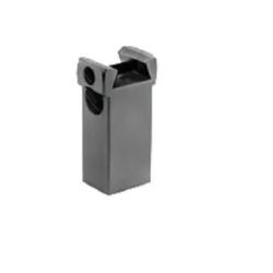 Pied arri&egrave;re crochet rail avec d&eacute;rive brut Recknagel Pied arriere crochet Rail 70&deg; avec d&eacute;rive brut