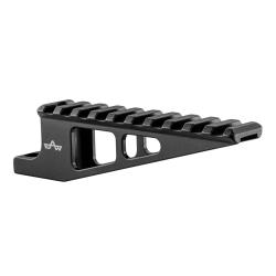 Fixation Picatinny pour le support tactique allemand GTM BH 33mm / Entrax 20mm / Long : 105mm / KR 9