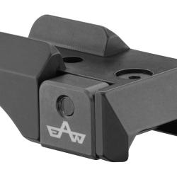 Montage fixe ZM et SR en deux pi&egrave;ces avec coudes int&eacute;rieurs EAW Pour lunette ZM