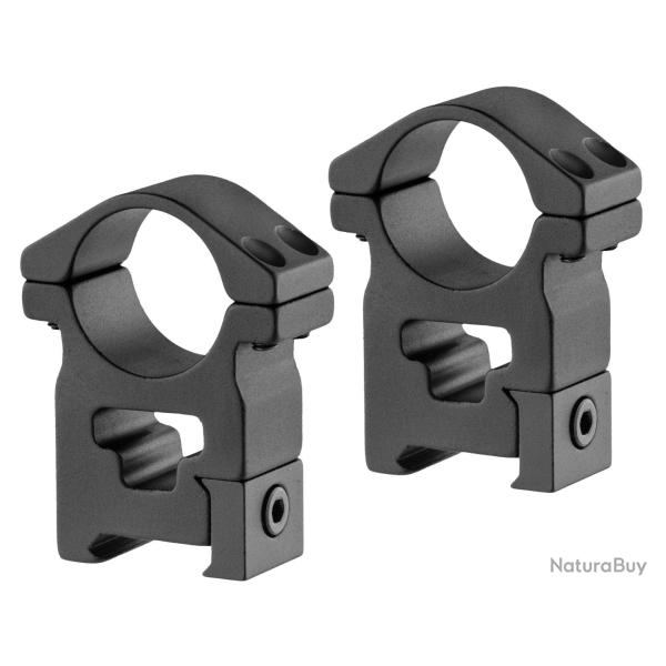 Colliers haut sur prisme 21 mm type picatinny Weaver Diam.25.4 Bh 24.5