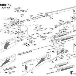 Pi&egrave;ces d&eacute;tach&eacute;es pour Fabarm Juxtapos&eacute; Classis Cal. 12 Guide ressort elevateur XLR/H3/H4/H368