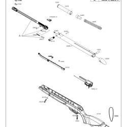 Pi&egrave;ces d&eacute;tach&eacute;es Gamo Black Bear 4.5 mm 40352 - Canon HV