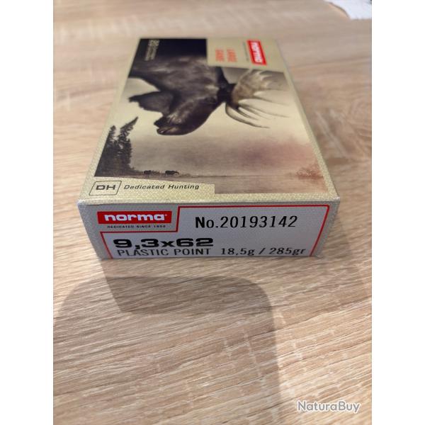 Norma Plastic Point 9,3x62 ; 4 BOITES