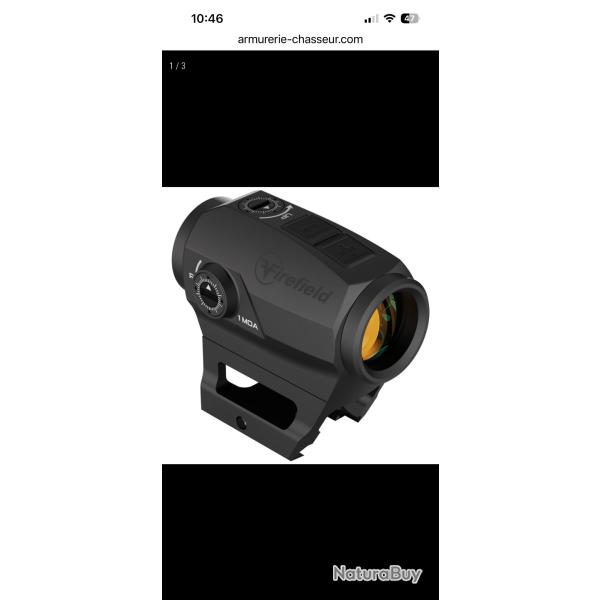 Point rouge firefield 3 MOA