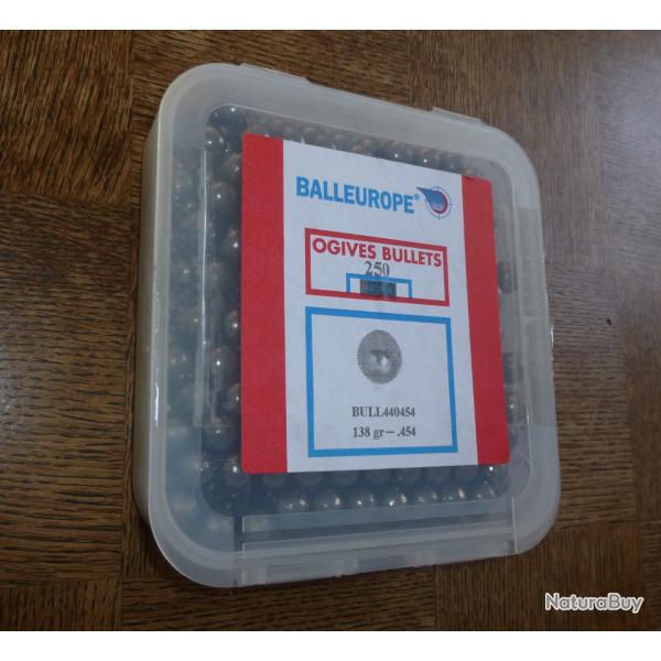 250 Balles rondes PN cal.44 (454) neuf