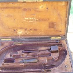 ancien coffret pistolets de duel XIX si&egrave;cle