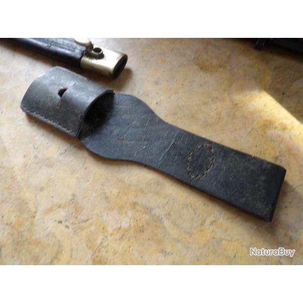 gousset baionnette Italienne carcano 1891 et d�riv�s. Italie WW1 WW2 cuir