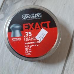 Plombs 9mm JSB EXACT 5.030g 81.02gr LONG 10.8mm