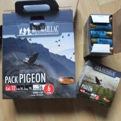 Pack cartouches Roumaillac Pigeon 12/70