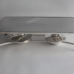 Grand R&eacute;chaud m&eacute;tal argent&eacute; Walker & Hall Sheffield