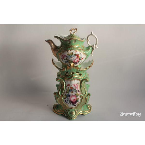 Tisani�re porcelaine Jacob Petit XIXe si�cle