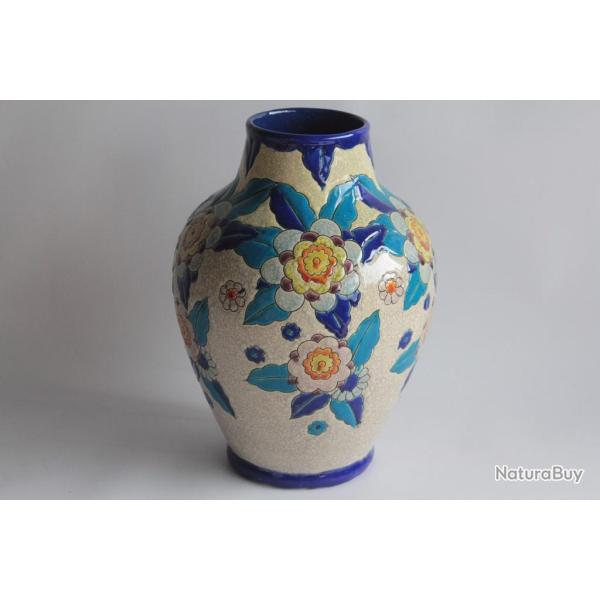 Vase gr�s K�ramis Charles CATTEAU D2542 Art D�co