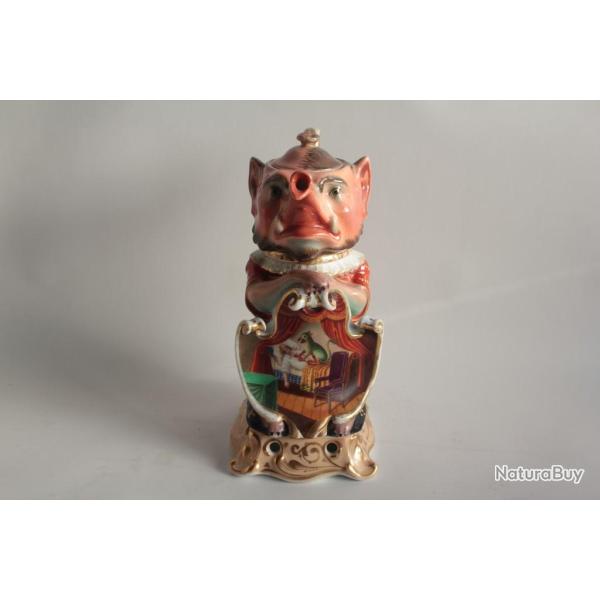 Tisani�re porcelaine figurative Animal grotesque