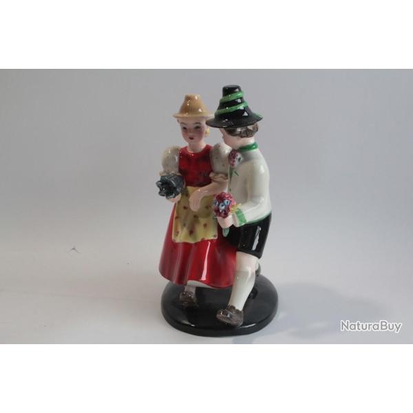 Enfants de Salzbourg c�ramique Goldscheider Vienne Autriche
