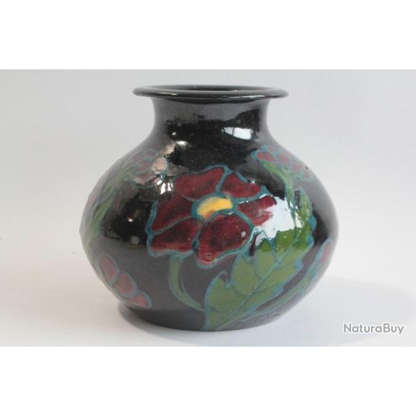 Vase terre verniss�e SISPA Emile SIMONOD Savoie