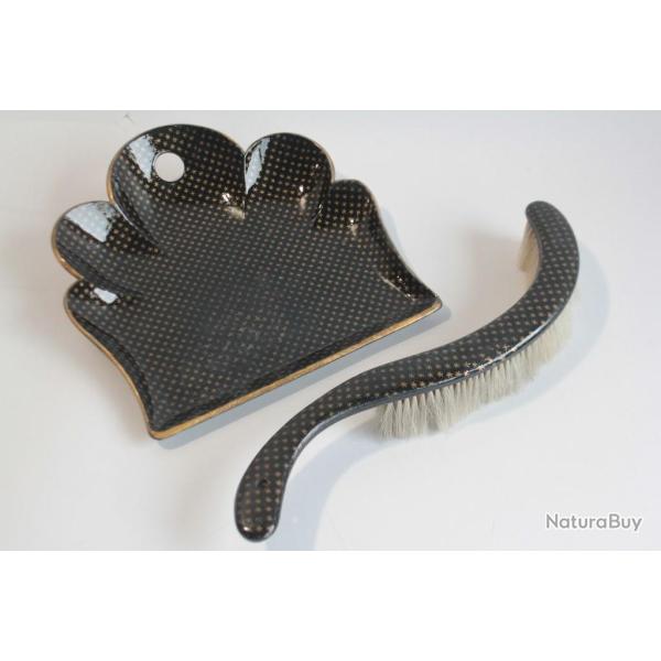 Ramasse miettes asiatique nacre carton bouilli Napol�on III