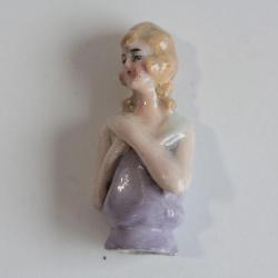 Demi figurine porcelaine Femme