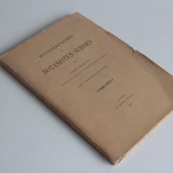 Biographie de botaniste Suisses John Briquet 1906