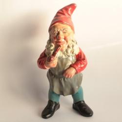 Nain de Jardin Gnome terre cuite Allemagne vintage