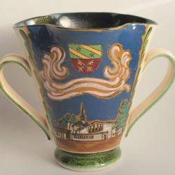 Vase c&eacute;ramique Vogue Petit Lancy 1956 Suisse Noverraz