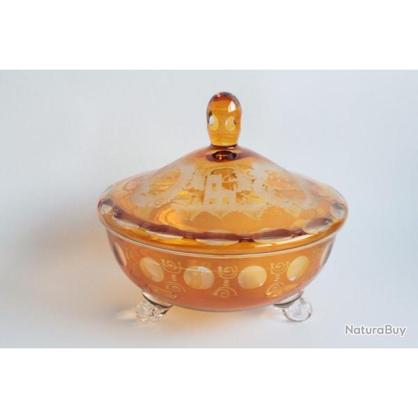 Grand verre de Boh�me �maill� Egermann