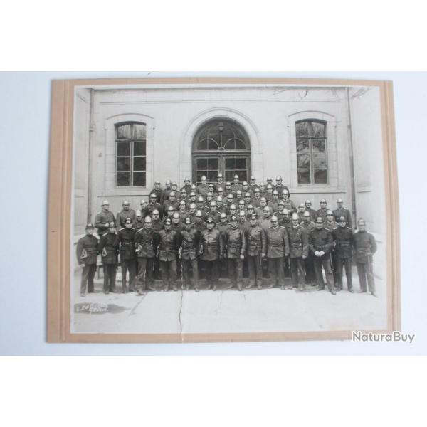 Ancienne Photographie Pompiers Gen�ve Boesch