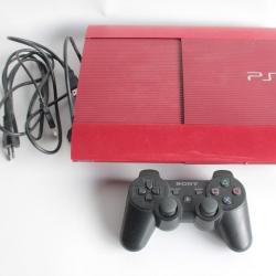 Console Sony Playstation 3 PS3 Ultra Slim Rouge