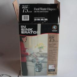 Broyeur &agrave; d&eacute;chets sous &eacute;vier InSinkErator Model 75