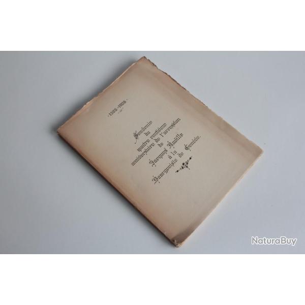 Souvenir 400e anniversaire Jacques Naville bourgeoisie Gen�ve 1506-1906