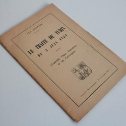 Le trait&eacute; de Turin Paul Tapponnier Revue savoisienne 1954