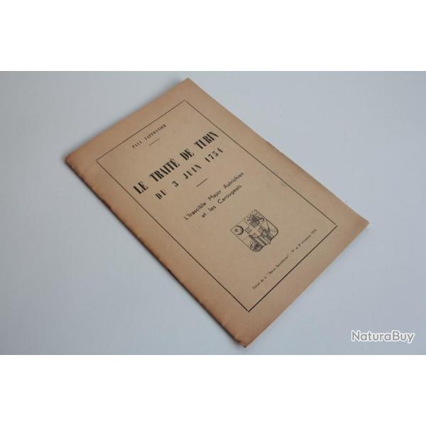 Le trait� de Turin Paul Tapponnier Revue savoisienne 1954