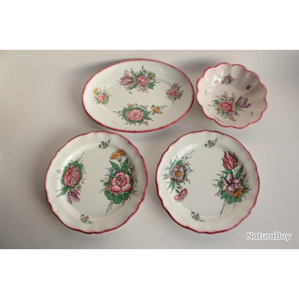 Assiettes Plat c�ramique Renoleau Angoul�me