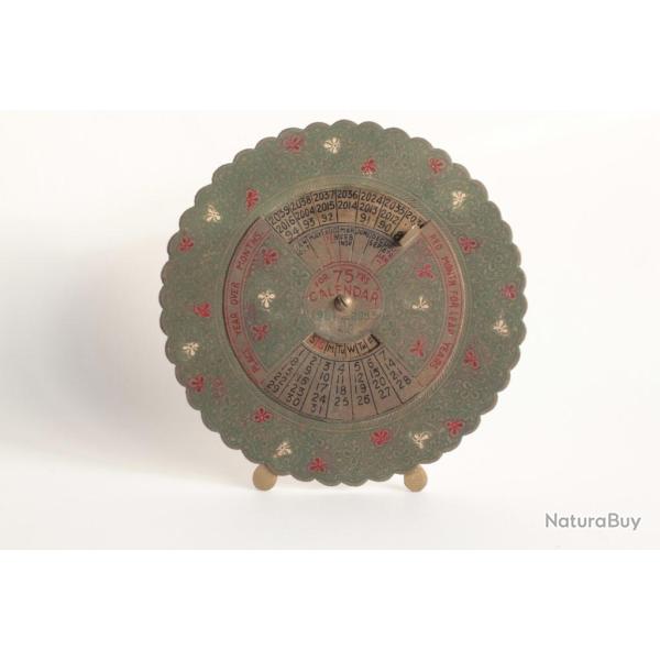 Calendrier perp�tuel de bureau 75 ans