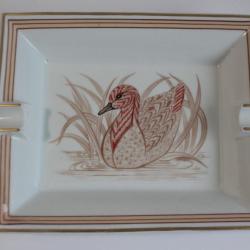 HERMES Cendrier cigares porcelaine Canard