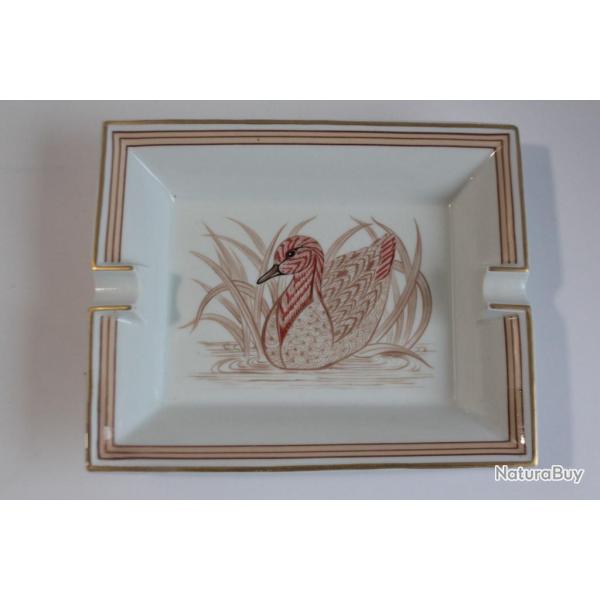 HERMES Cendrier cigares porcelaine Canard