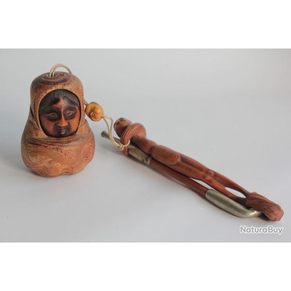 Pipe Kiseru Tonkotsu Daruma Japon XIXe si�cle